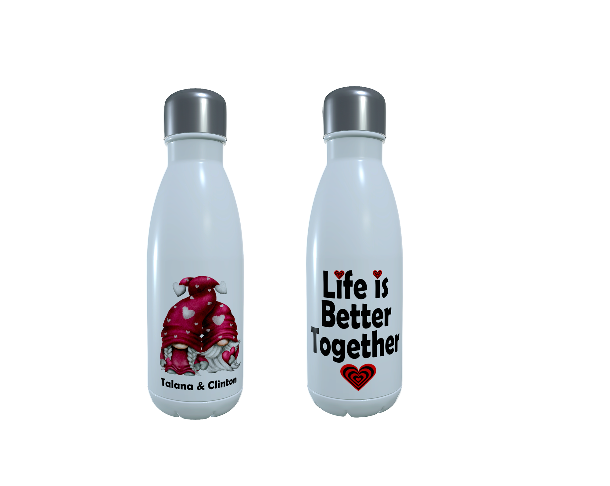 Gnome Personalised Insulated Drinks Bottle, Insulated Bottle